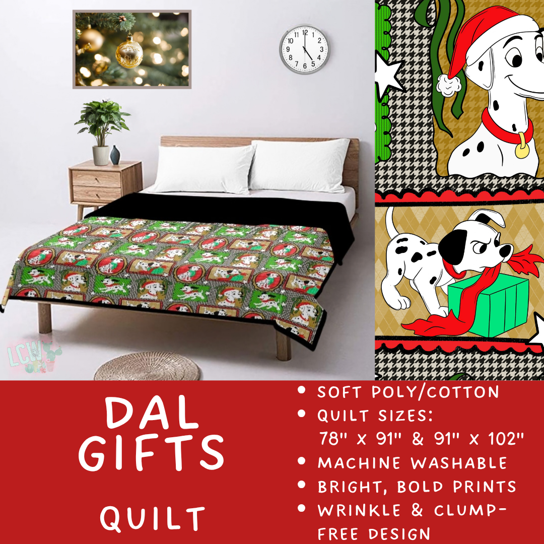 Batch #597 - Christmas Quilts - Closes 10/12 - ETA early Dec - Dal Gifts Quilt