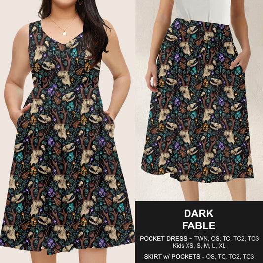 B285 - Preorder Dark Fable Dress/Skirt with Pockets (Closes 4/15. ETA: mid June)