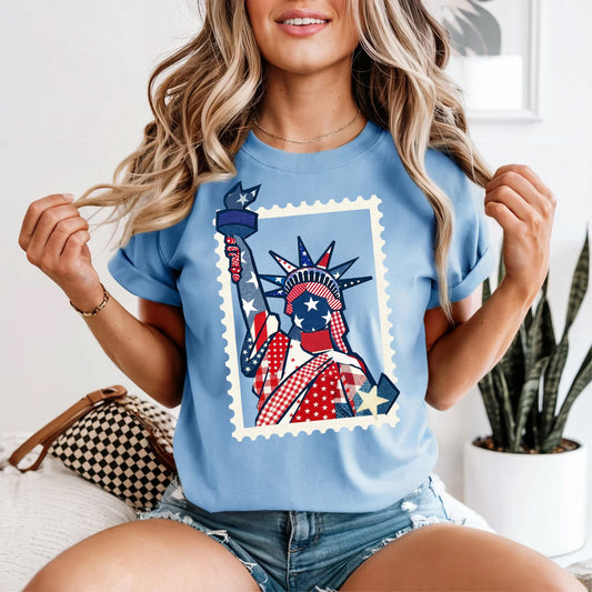 Liberty Postage Stamp Tshirt