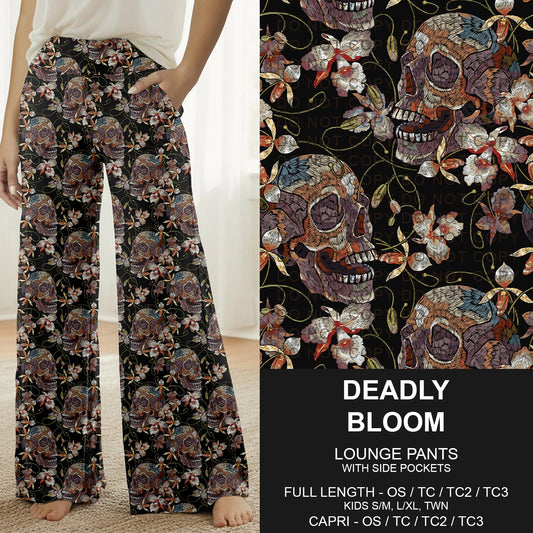 B277 - Preorder Deadly Bloom Lounge Pants (Closes 3/08. ETA: mid May)