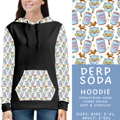 Batch #586 - Cool Characters 18 - Closes 9/16 - ETA mid Nov - Derp Soda Hoodie