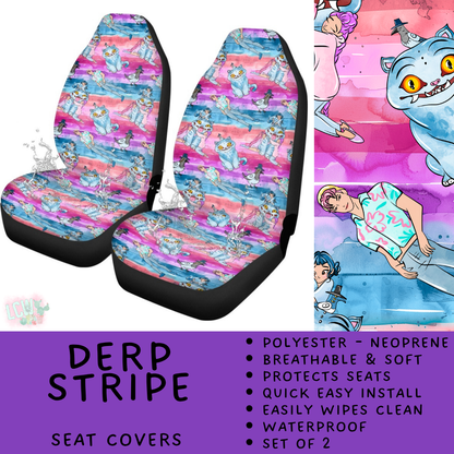 Batch #554 - Car Accessories 3 - Closes 7/10 - ETA early/mid Sept - Derp Stripe Vehicle Seat Covers