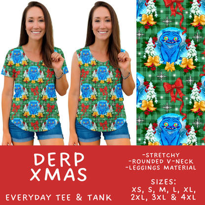 Batch #558 - Magical Character Christmas - Closes 7/20 - ETA mid/late Sept - Derp Xmas Everyday Tank & Tee