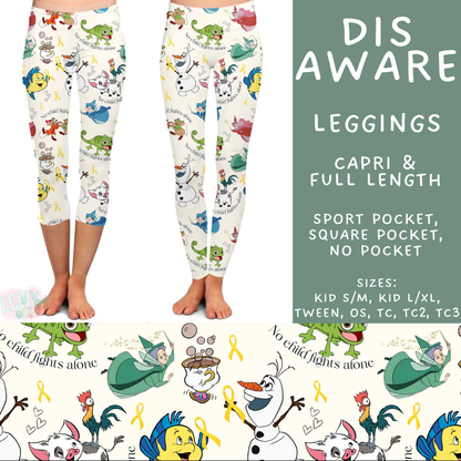 Batch #541 - Magical Faves 21 - Closes 6/10 - ETA mid August - Dis Aware Full and Capri Length Leggings