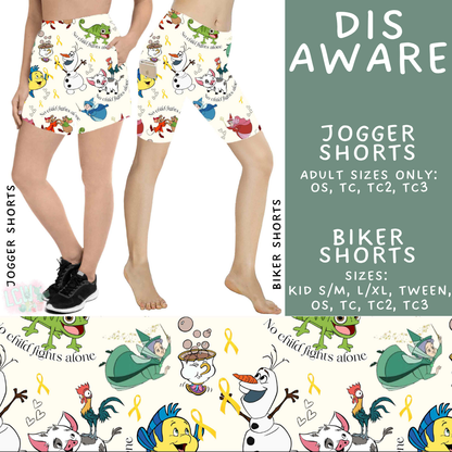 Batch #541 - Magical Faves 21 - Closes 6/10 - ETA mid August - Dis Aware Biker & Jogger Shorts