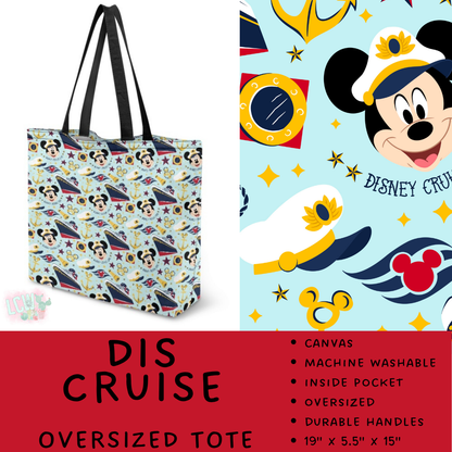 Batch #609 - Travel Collection 2 - Closes 11/6 - ETA early Jan - Dis Cruise Oversized Totes