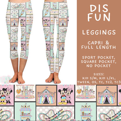 Batch #572 - Magical Faves 23 - Closes 8/19 - ETA mid October - Dis Fun Full and Capri Length Leggings