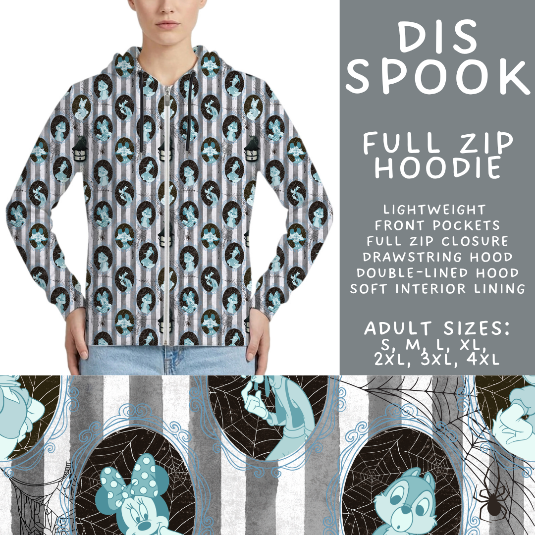 Batch #567 - Magical Character Halloween - Closes 8/10 - ETA early Oct - Dis Spook Full Zip Hoodie
