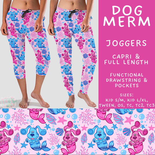 Batch #531 - Cool Characters 15 - Closes 5/18 - ETA late July - Dog Merm Full and Capri Length Joggers