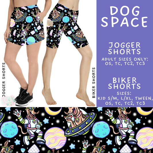 Batch #531 - Cool Characters 15 - Closes 5/18 - ETA late July - Dog Space Biker & Jogger Shorts