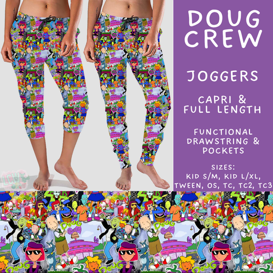 Batch #531 - Cool Characters 15 - Closes 5/18 - ETA late July - Doug Crew Full and Capri Length Joggers