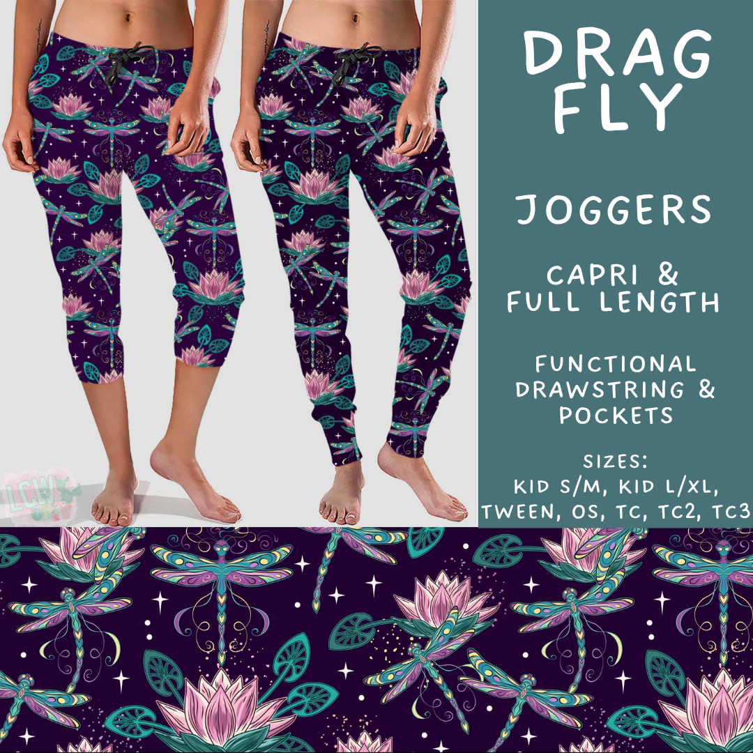 Batch #562 - Fun Run 25 - Closes 7/29 - ETA late Sept - Drag Fly Full and Capri Length Joggers