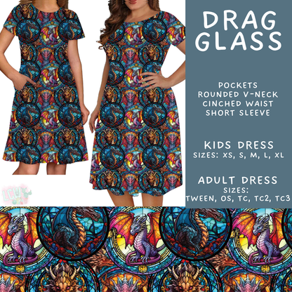 Batch #589 - August Request Run - Closes 9/23 - ETA mid/late Nov - Drag Glass Adult & Kids Dresses