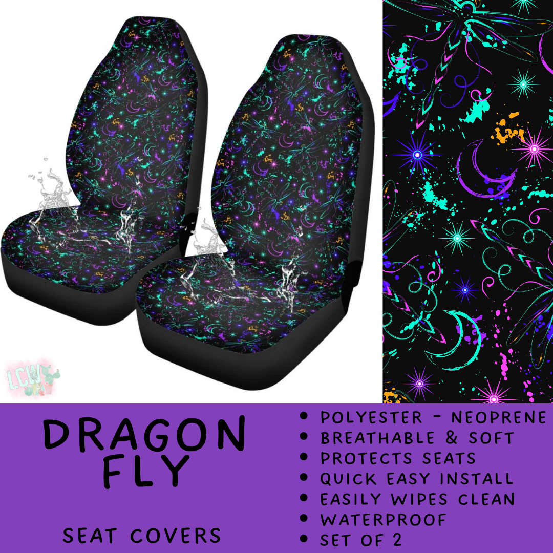 Batch #554 - Car Accessories 3 - Closes 7/10 - ETA early/mid Sept - Dragon Fly Vehicle Seat Covers