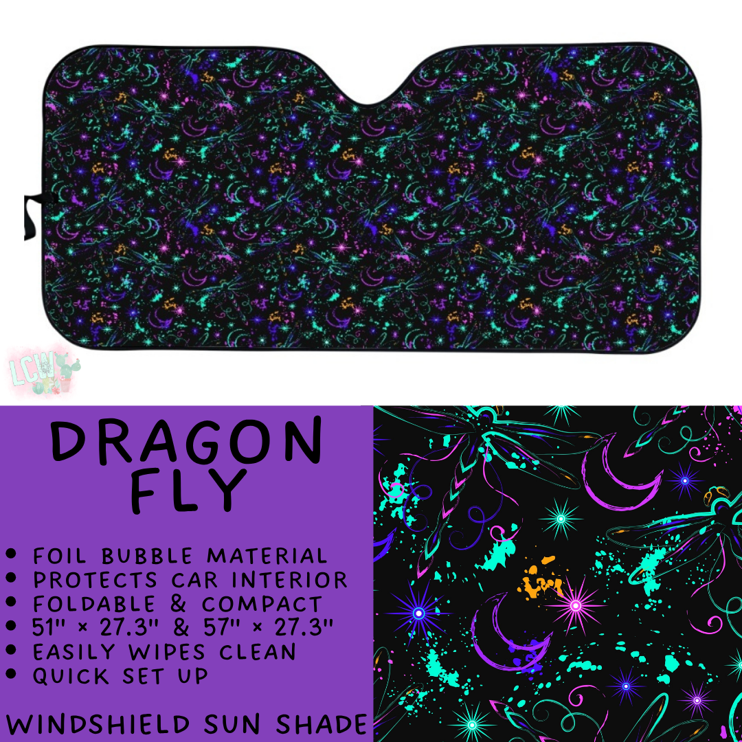 Batch #554 - Car Accessories 3 - Closes 7/10 - ETA early/mid Sept - Dragon Fly Windshield Sun Shade