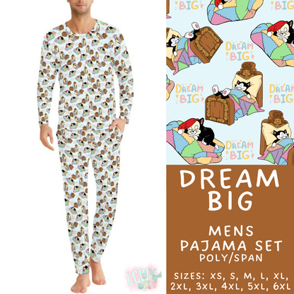 Batch #590 - Magical Family Pajamas - Closes 9/18 - ETA mid Nov - Dream Big Men's Pajama Set