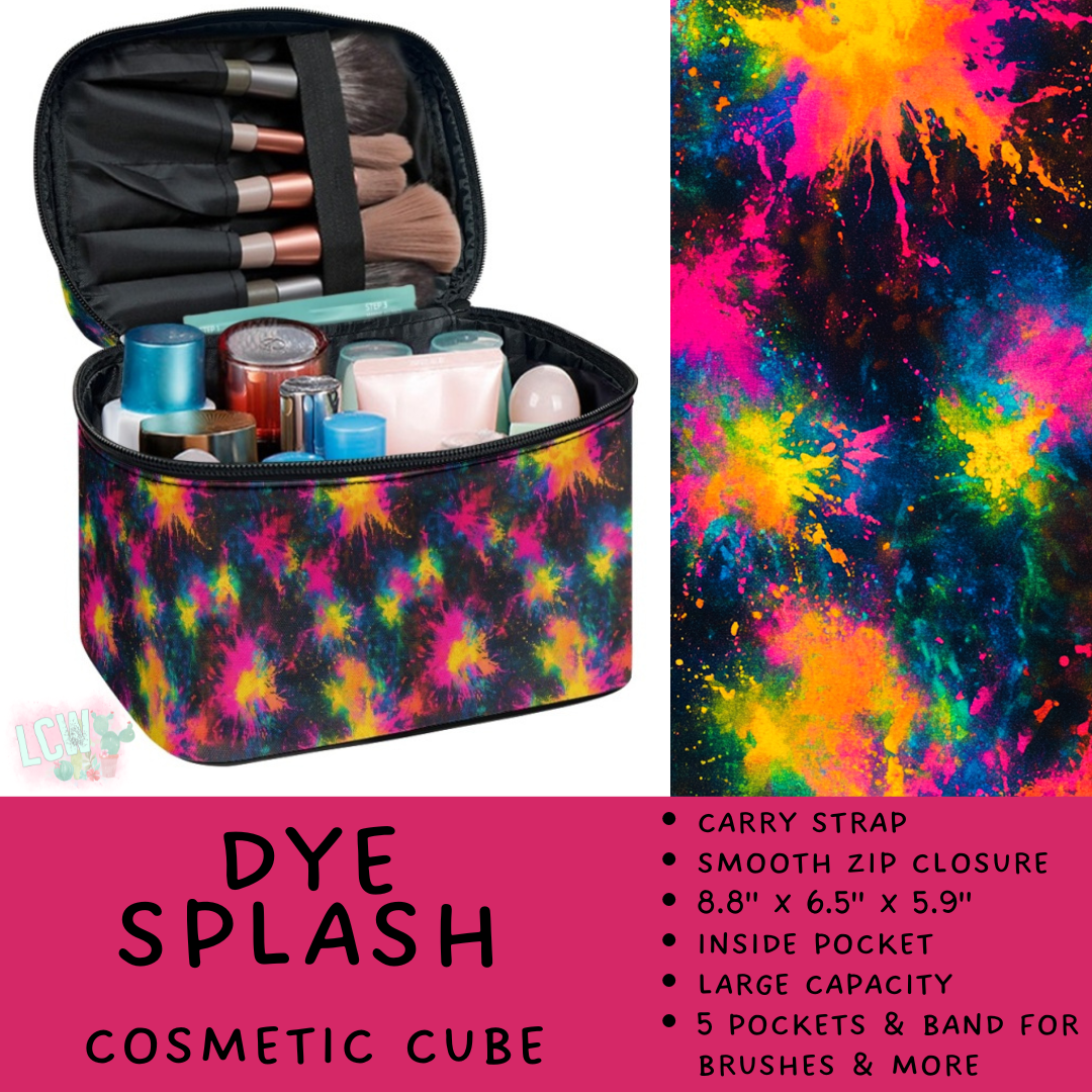 Batch #559 - Cosmetic Cube Collection - Closes 7/22- ETA late Sept - Dye Splash Cosmetic Cube