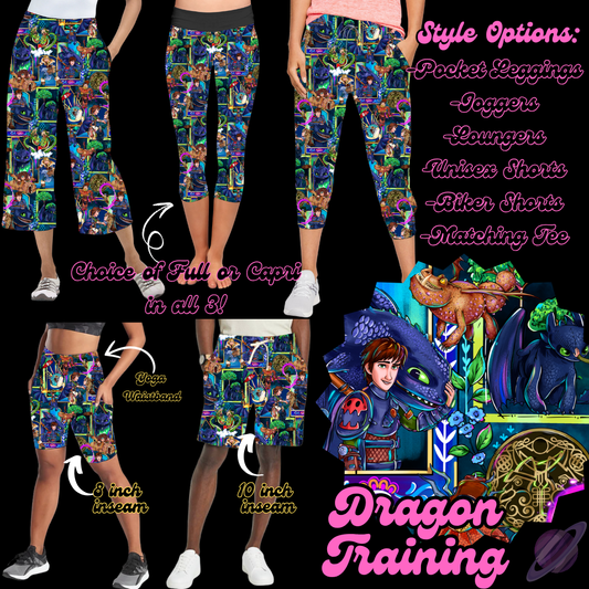DRAGON TRAINING-BATCH 111-6 STYLES OF BOTTOMS-PREORDER CLOSING 7/5
