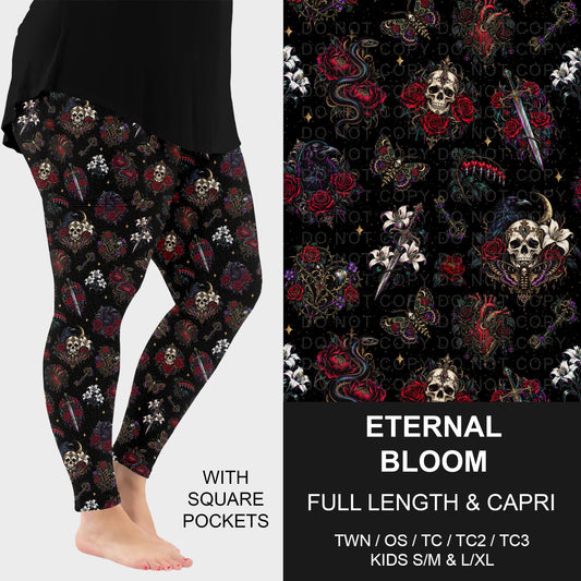 B320 - Preorder Eternal Bloom Leggings w/ Pockets (Closes 11/08. ETA: mid Jan.)