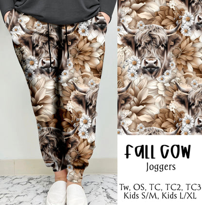 Fall Cow Leggings/Joggers | Run ends 6/30 | ETA 42 Days