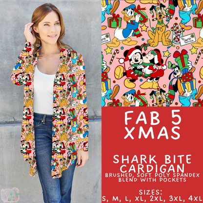 Batch #558 - Magical Character Christmas - Closes 7/20 - ETA mid/late Sept - Fab 5 Xmas Cardigan