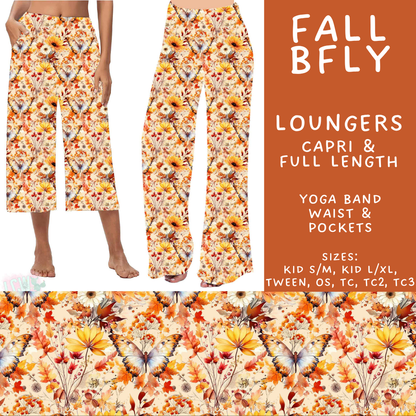 Batch #582 - Hello Fall 3 - Closes 9/7 - ETA early Nov - Fall BFly Capri and Full Length Loungers
