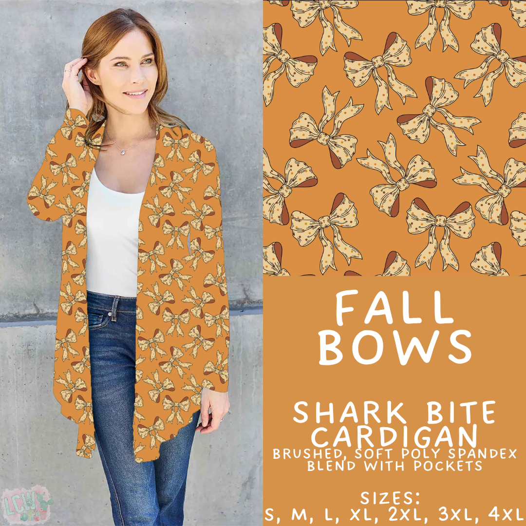 Batch #575 - Fun Run 26 - Closes 8/26 - ETA late October - Fall Bows Cardigan