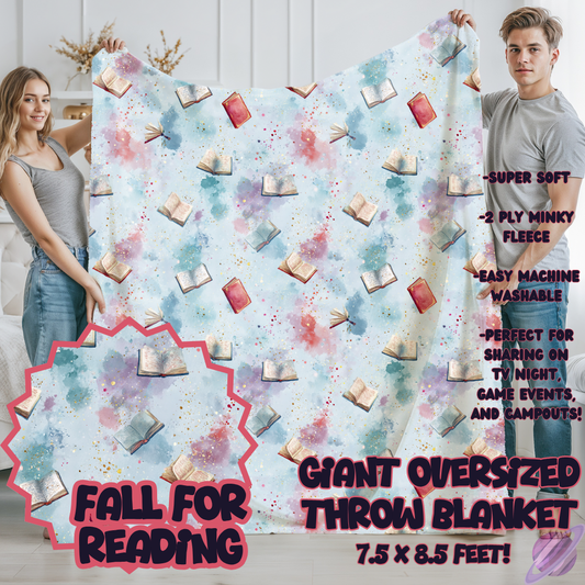 FALL FOR READING-OVERSIZED THROW 14-PREORDER CLOSING 10/8