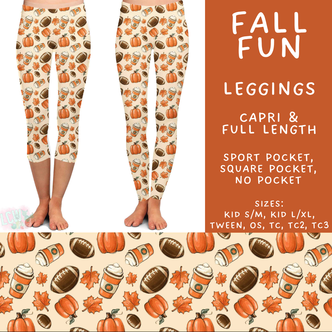 Batch #582 - Hello Fall 3 - Closes 9/7 - ETA early Nov - Fall Fun Full and Capri Length Leggings