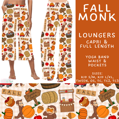 Batch #583 - Magical Character Fall - Closes 9/9 - ETA early Nov - Fall Monk Capri and Full Length Loungers