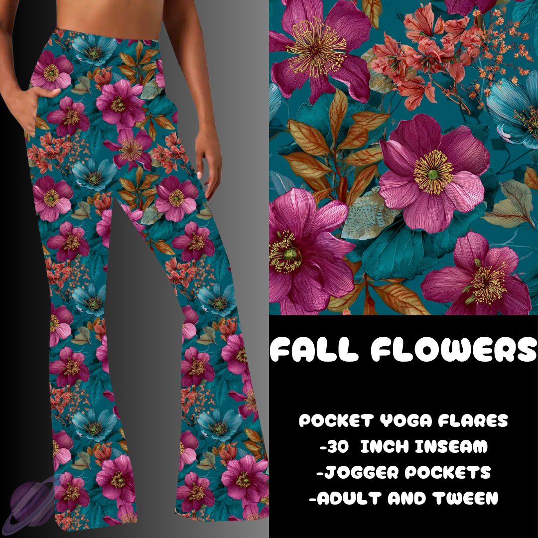 FALL FLOWERS-YOGA FLARES 7-PREORDER DUE 10/2