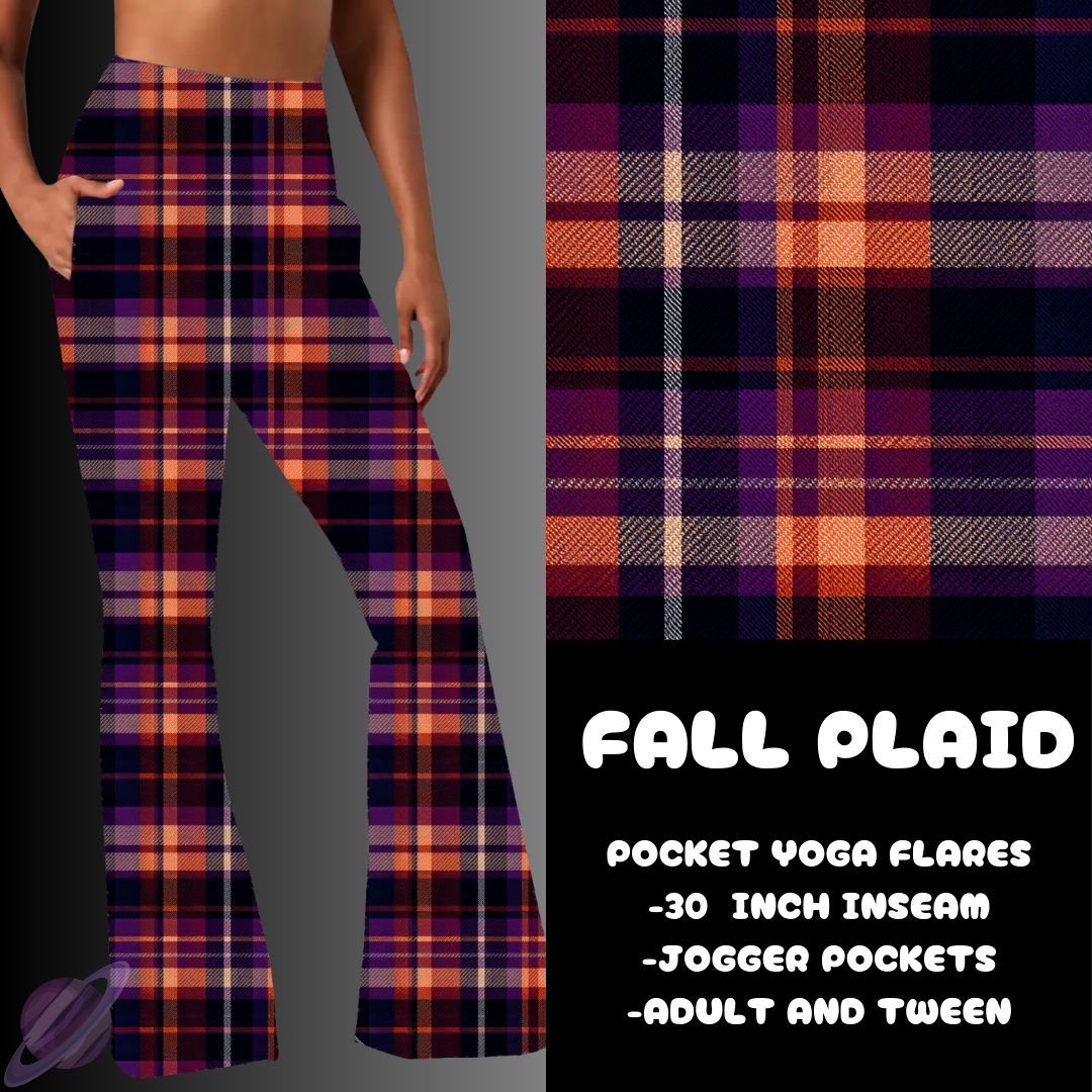 FALL PLAID-YOGA FLARES 7-PREORDER DUE 10/2