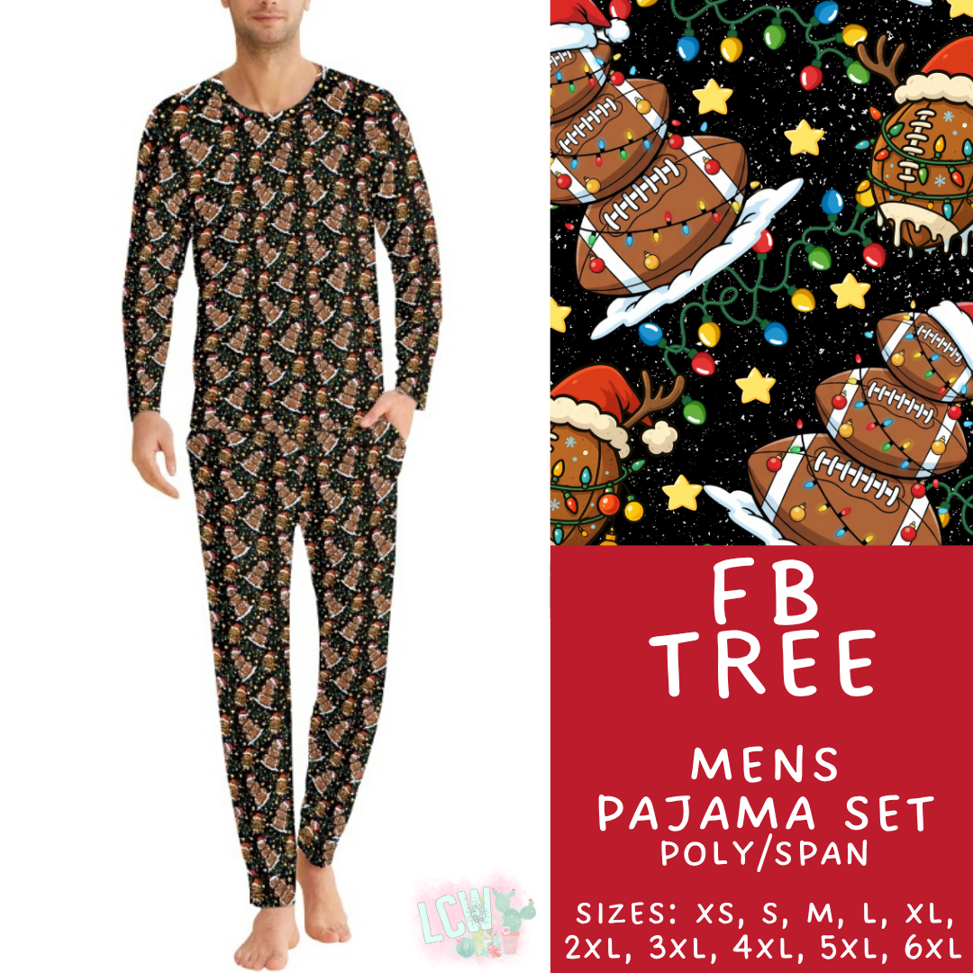 Batch #584 - Christmas Family Pajamas - Closes 9/11 - ETA mid Nov - FB Tree Men's Pajama Set