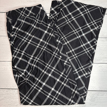 Black & White Plaid - Lounge Pants