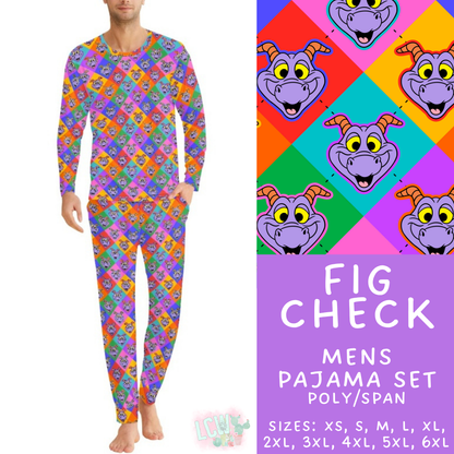 Batch #590 - Magical Family Pajamas - Closes 9/18 - ETA mid Nov - Fig Check Men's Pajama Set