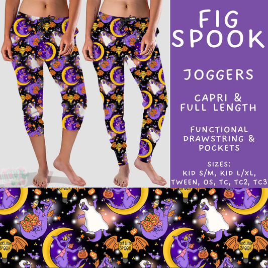 Batch #567 - Magical Character Halloween - Closes 8/10 - ETA early Oct - Fig Spook Full and Capri Length Joggers