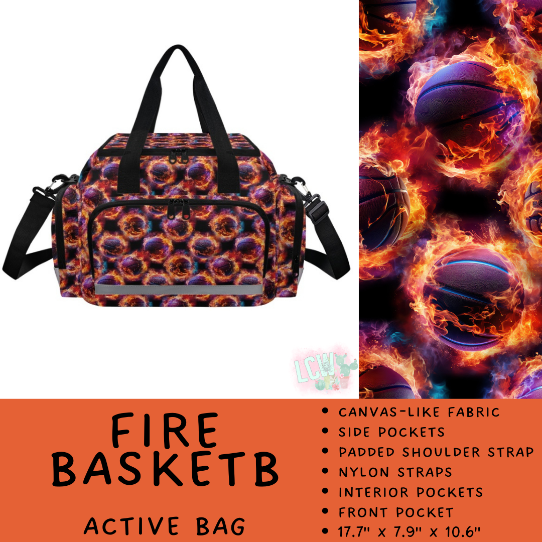 Batch #500 - Active Armor Collection - Closes 3/6 - ETA early May - Fire Basketb Active Bag