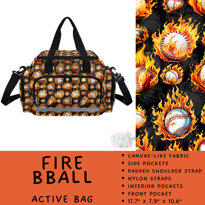 Batch #500 - Active Armor Collection - Closes 3/6 - ETA early May - Fire BBall Active Bag