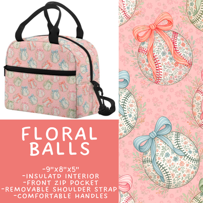 Batch #545 - Back to School 3 - Closes 6/19 - ETA early/mid August - Floral Balls Lunch Box