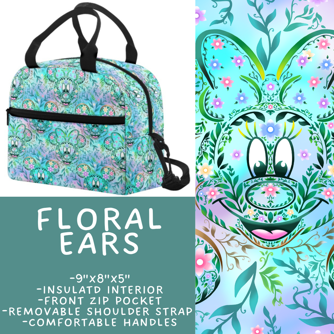 Batch #545 - Back to School 3 - Closes 6/19 - ETA early/mid August - Floral Ears Lunch Box