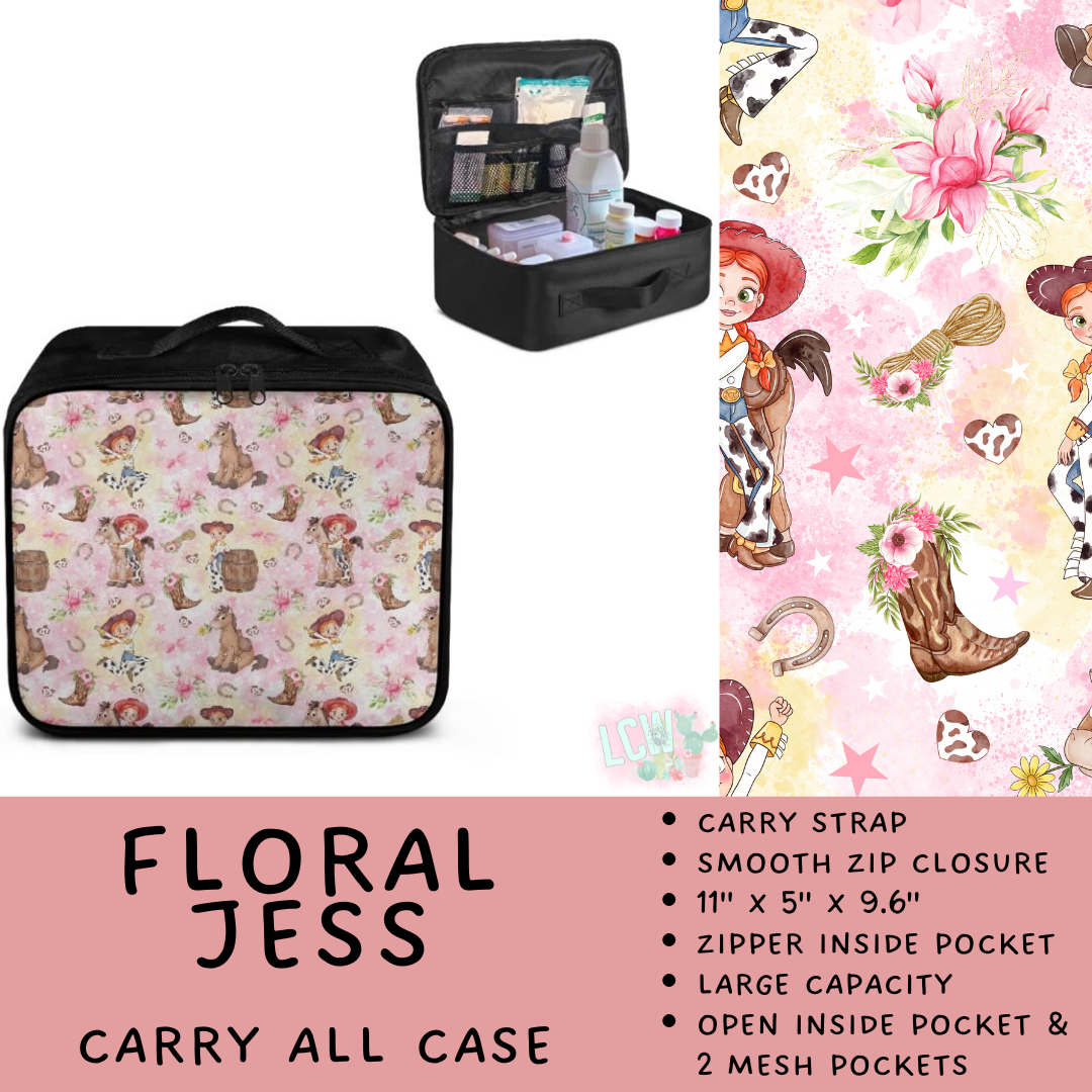 Batch #573 - Carry All Case - Closes 8/21 - ETA late October - Floral Jess Carry All Case