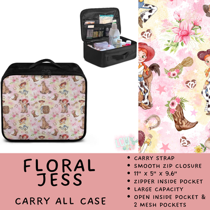 Batch #573 - Carry All Case - Closes 8/21 - ETA late October - Floral Jess Carry All Case