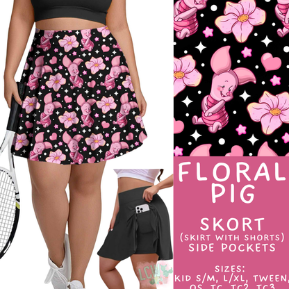 Batch #552 - Magical Faves 22 - Closes 7/6 - ETA early Sept - Floral Pig Skort