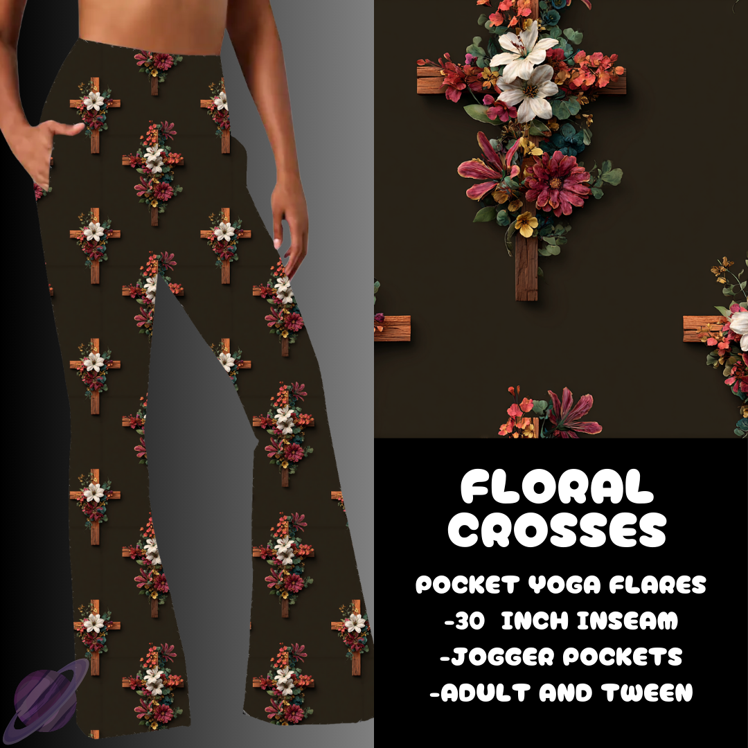 FLORAL CROSSES-YOGA FLARES 7-PREORDER DUE 10/2