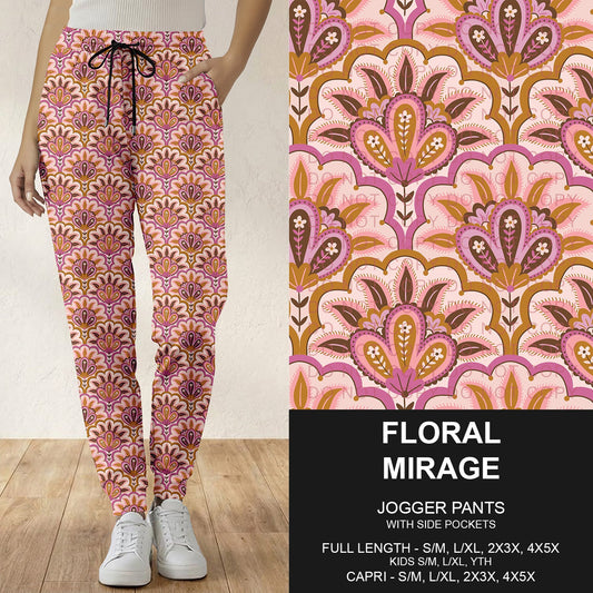 B288 - Preorder Floral Mirage Joggers (Closes 5/03. ETA: early July)