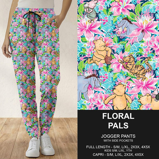 B282 - Preorder Floral Pals Joggers (Closes 3/29. ETA: early June)