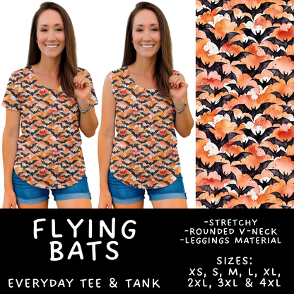 Batch #556 - Halloween 3 - Closes 7/15 - ETA mid Sept - Flying Bats Everyday Tank & Tee