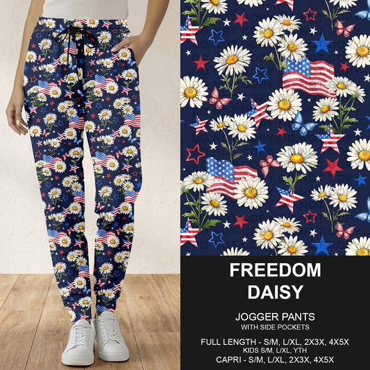 B284 - Preorder Freedom Daisy Joggers (Closes 4/12. ETA: early June)