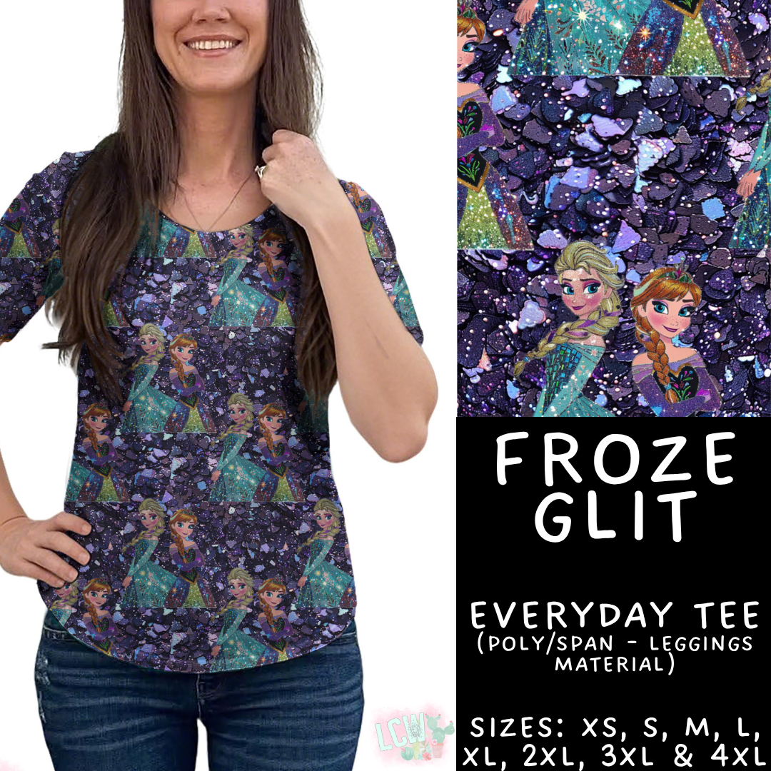 Batch #557 - Princess Glitter - Closes 7/17 - ETA mid Sept - Froze Glit Everyday Tank & Tee
