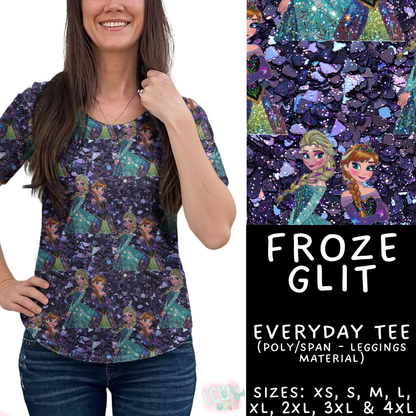 Batch #557 - Princess Glitter - Closes 7/17 - ETA mid Sept - Froze Glit Everyday Tank & Tee